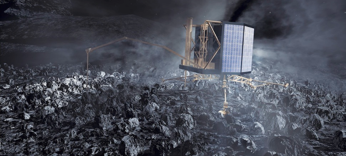 Οι πρώτες εικόνες που πήρε το ρομπότ Philae από τον κομήτη Τσούρι - Φωτογραφία 1