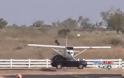 Απίστευτη σύγκρουση αεροπλάνου με αυτοκίνητο...[photos+video]