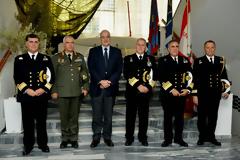 Επίσκεψη ΥΕΘΑ Νίκου Δένδια στο Αρχηγείο Στόλου και σε Πολεμικά πλοία στο Ναύσταθμο Σαλαμίνος