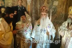 5608 - Πανηγυρική Πολυαρχιερατική Θεία Λειτουργία στην Ιερά Μονή Δοχειαρίου