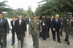 Επίσκεψη ΥΦΥΠΕΞ Άκη Γεροντόπουλου στο στρατόπεδο της ΕΛΔΥΚ για τον εορτασμό της Ημέρας των ΕΔ