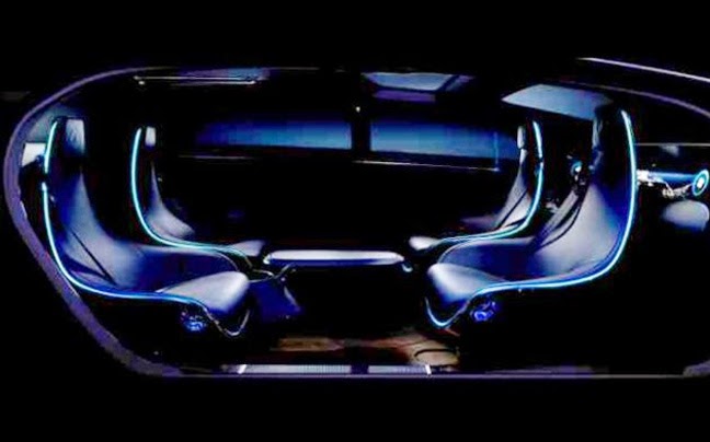 Το εσωτερικό του αυτόνομου μοντέλου της Mercedes - Φωτογραφία 2