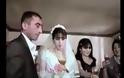 Θα κλάψετε από τα γέλια: Ο γαμπρός και η νύφη προσπαθούν να πιουν κρασί σταυρωτά...Το αποτέλεσμα είναι ΑΠΟΛΑΥΣΤΙΚΟ! [Video]