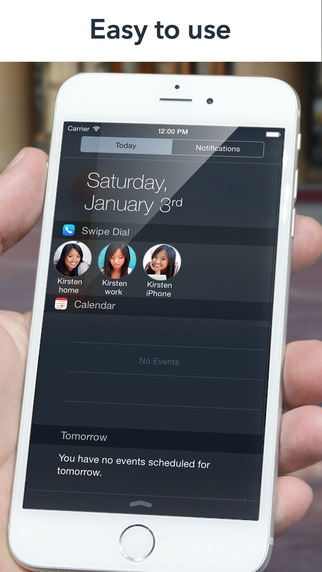 Swipe Dial: AppStore free....προσθέστε τις επαφές σας στις ειδοποιήσεις χωρίς jailbreak - Φωτογραφία 4