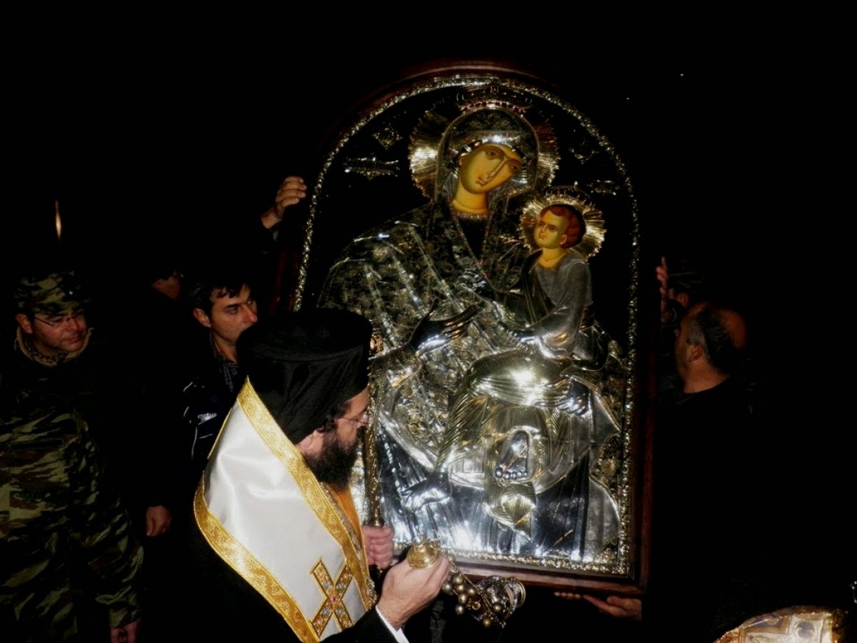 5619 - Η Ι.Μ. Μαρωνείας και Κομοτηνής υποδέχθηκε την Παναγία τη Γοργοϋπήκοο από την Ι.Μονή Δοχειαρίου Αγίου Όρους - Φωτογραφία 1