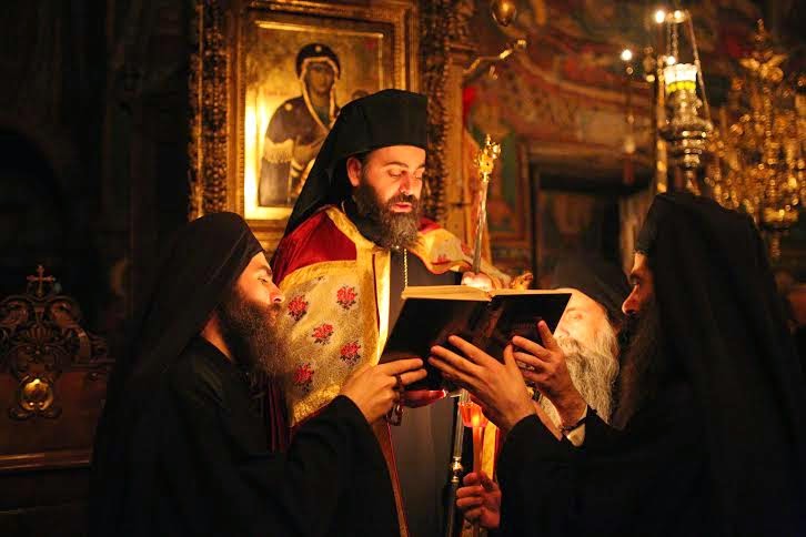 5631 - Ο Εσπερινός του Αγίου Ιωάννου του Χρυσοστόμου στην Ιερά Μονή Βατοπαιδίου - Φωτογραφία 1