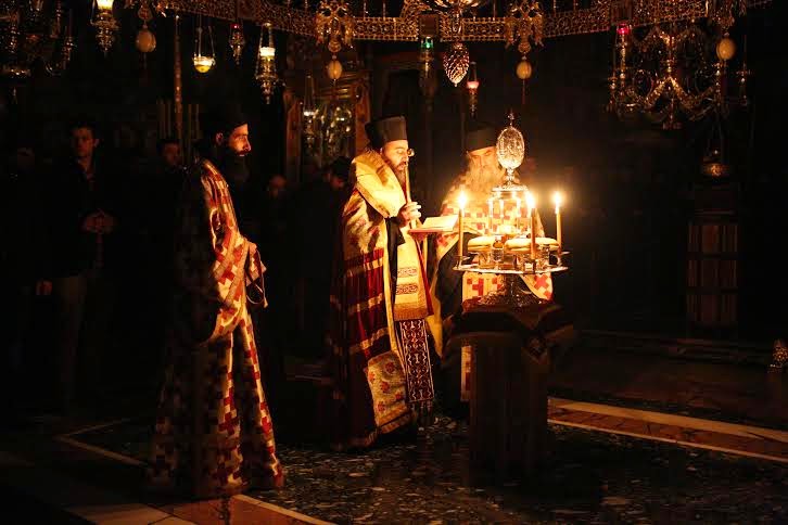 5631 - Ο Εσπερινός του Αγίου Ιωάννου του Χρυσοστόμου στην Ιερά Μονή Βατοπαιδίου - Φωτογραφία 11
