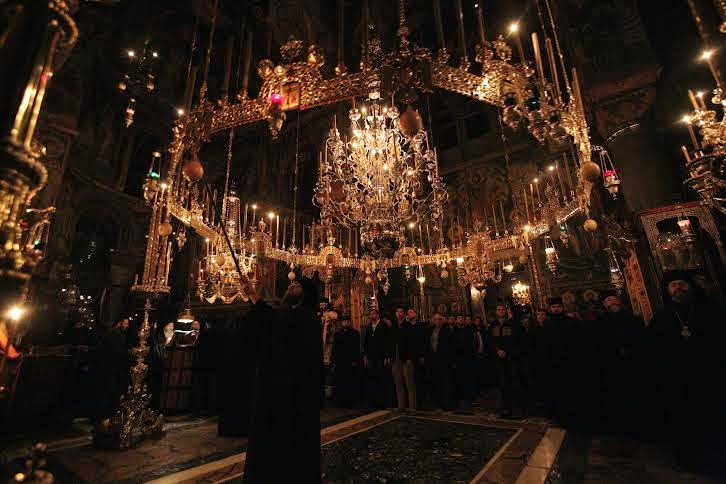 5631 - Ο Εσπερινός του Αγίου Ιωάννου του Χρυσοστόμου στην Ιερά Μονή Βατοπαιδίου - Φωτογραφία 4