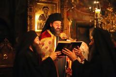 5631 - Ο Εσπερινός του Αγίου Ιωάννου του Χρυσοστόμου στην Ιερά Μονή Βατοπαιδίου