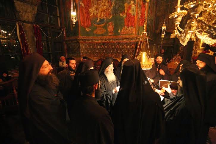 5631 - Ο Εσπερινός του Αγίου Ιωάννου του Χρυσοστόμου στην Ιερά Μονή Βατοπαιδίου - Φωτογραφία 8