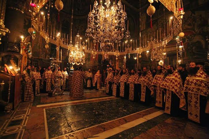 5631 - Ο Εσπερινός του Αγίου Ιωάννου του Χρυσοστόμου στην Ιερά Μονή Βατοπαιδίου - Φωτογραφία 9