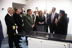 Κήρυξη εργασιών του 25ου Ιατρικού Συνεδρίου Ενόπλων Δυνάμεων και εγκαίνια του γραμμικού επιταχυντή στο 424 ΓΣΝΕ από την ΑΝΥΕΘΑ Φώφη Γεννηματά