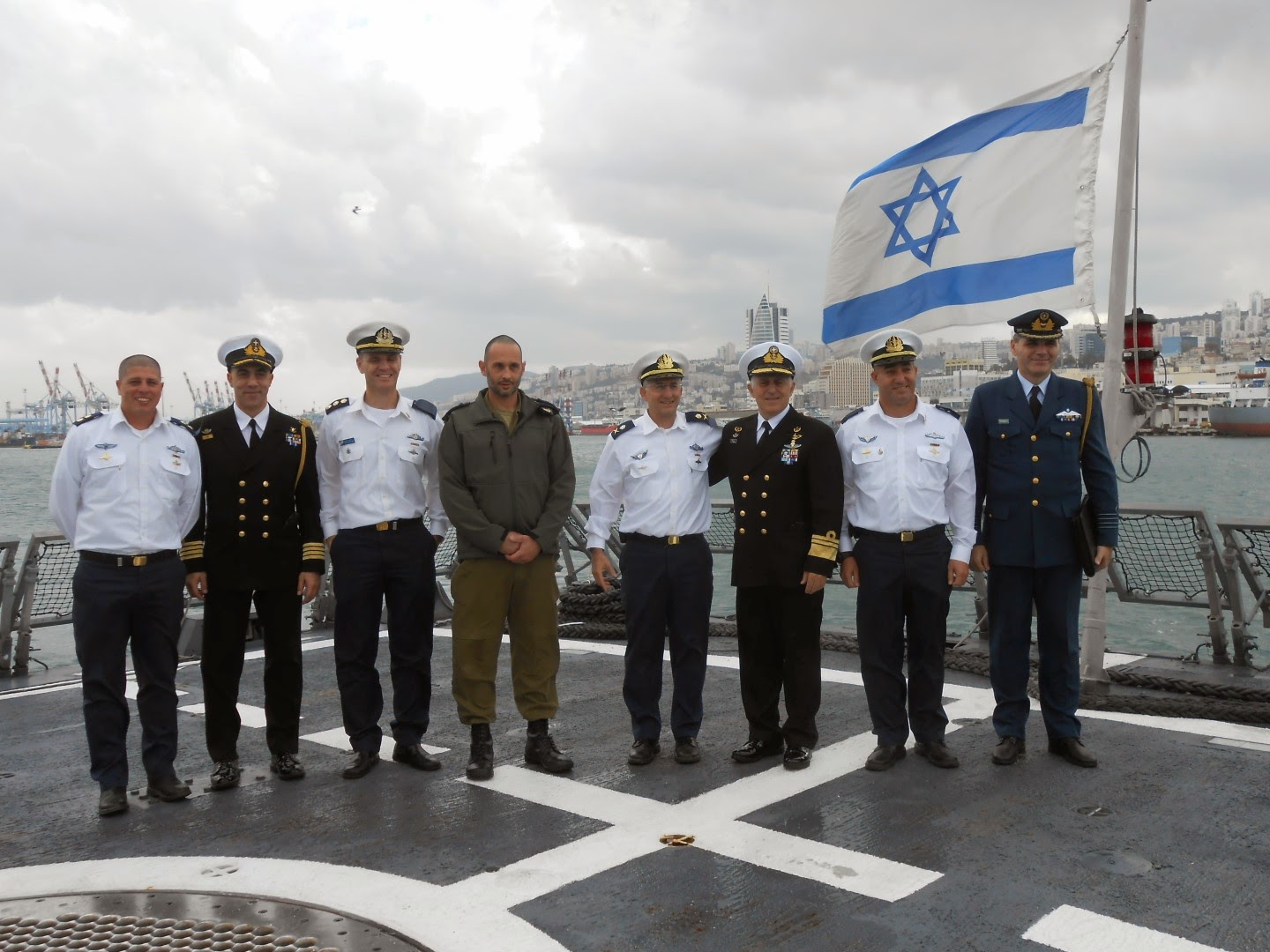 Φωτό από την επίσκεψη του Αρχηγού ΓΕΝ στο Ισραήλ - Φωτογραφία 1