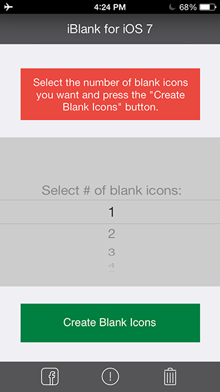 iBlank for iOS 7 and iOS8: Cydia free update v5.1 - Φωτογραφία 2