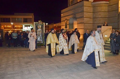 5661 - Λαμπρή υποδοχή της Παναγίας Γερόντισσας, από την Ιερά Μονή Παντοκράτορος του Αγίου Όρους, στο Τσέρι της Κύπρου - Φωτογραφία 4