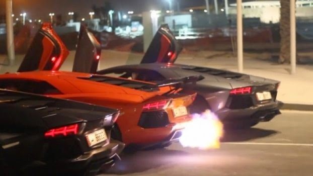 Τρεις Lamborghini Aventador δίνουν μια μοναδική... μουσική παράσταση [video] - Φωτογραφία 1