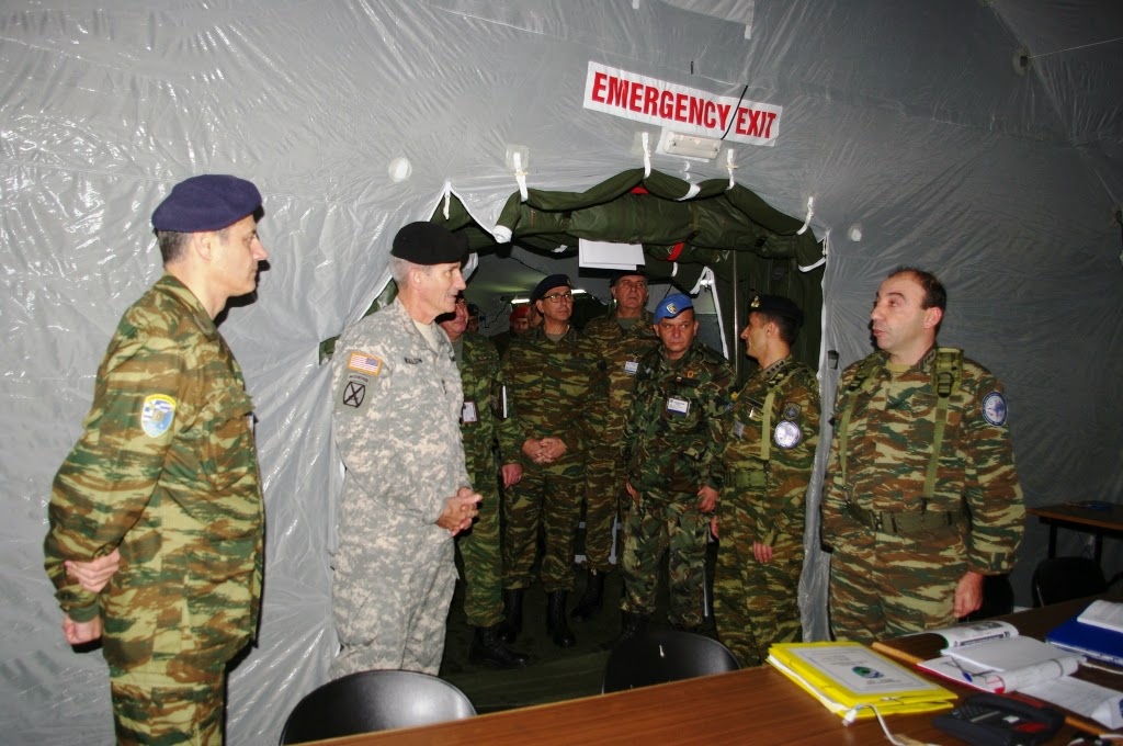 Επίσκεψη Διοικητή Διοίκησης Χερσαίων Δυνάμεων του ΝΑΤΟ στο Γ΄ΣΣ/NRDC-GR - Φωτογραφία 7