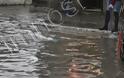 Πλημμύρισε η Μύρινα στην Λήμνο, από την έντονη βροχόπτωση - Φωτογραφία 1