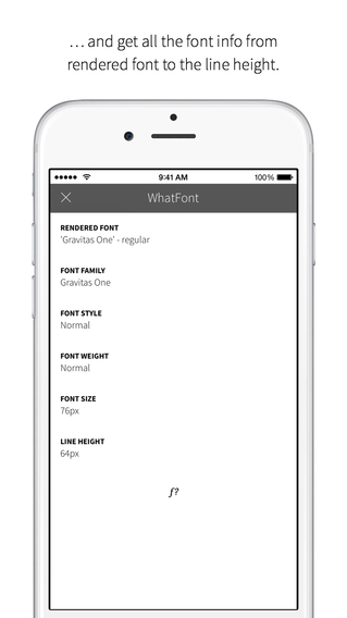 WhatFont: AppStore free new....εντοπίστε τις σωστές γραμματοσειρές χωρίς jailbreak - Φωτογραφία 6