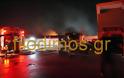Αίγιο: Στις φλόγες το εργοστάσιο Αχαϊκά Πλαστικά - Καταστράφηκε το τμήμα αναγέννησης - Φωτογραφία 2