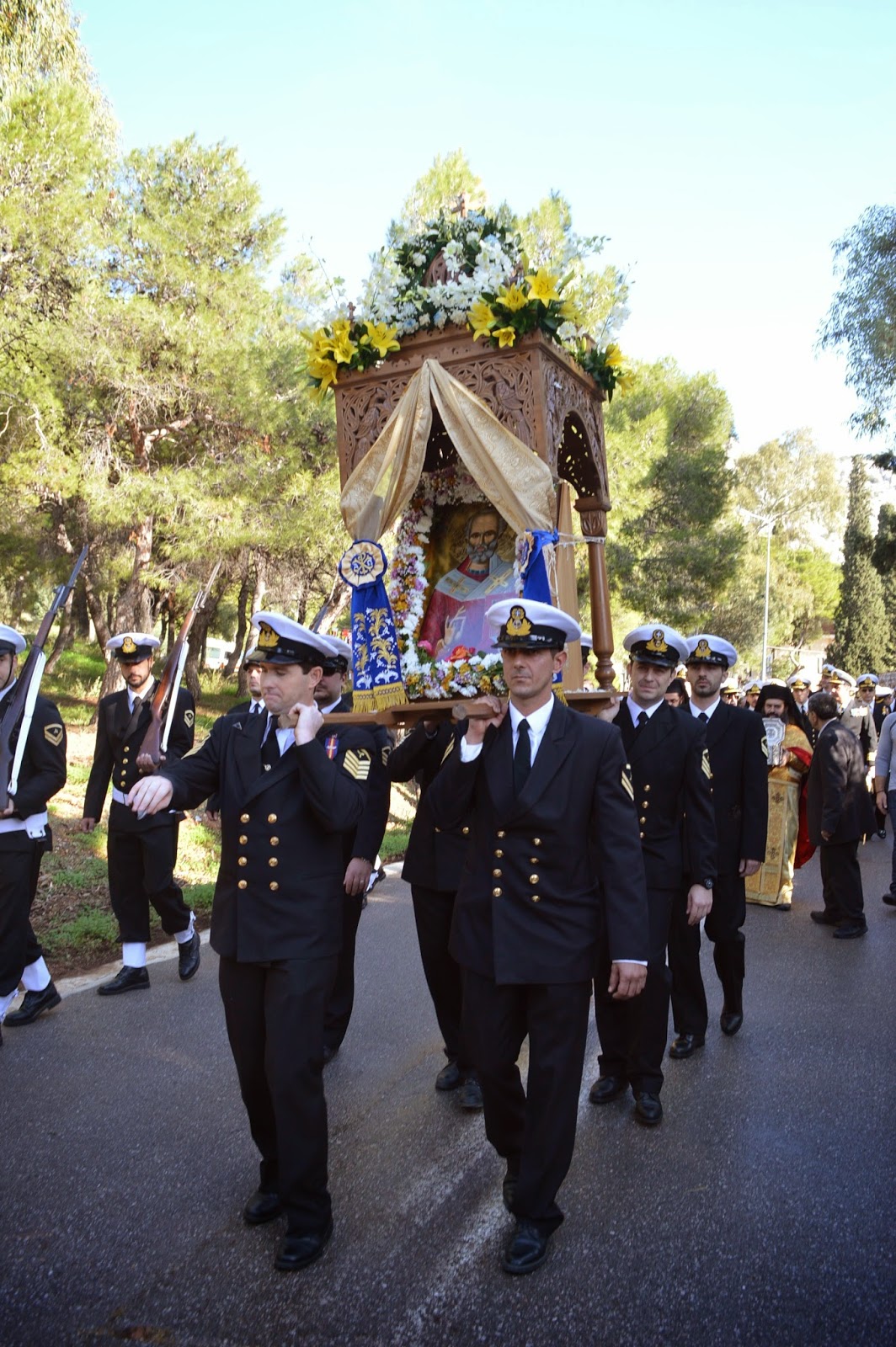 Η εορτή του Αγίου Νικολάου στο Ναύσταθμο Σαλαμίνας - Φωτογραφία 3