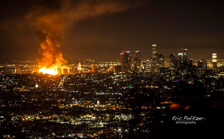 Πύρινη κόλαση στο Λος Άντζελες...[photos] - Φωτογραφία 6