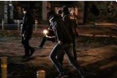 Μολότοφ σε λεωφορείο και βόμβα σε τράπεζα για τον Νίκο Ρωμανό τα ξημερώματα [photos]