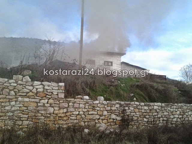 Δείτε φωτογραφίες από τη χθεσινή πυρκαγιά που ξέσπασε σε επιχείρηση μαρμάρων στη Καστοριά - Φωτογραφία 2