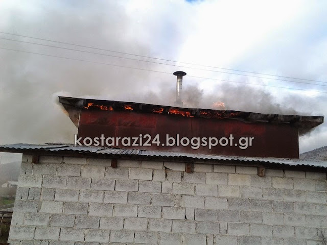 Δείτε φωτογραφίες από τη χθεσινή πυρκαγιά που ξέσπασε σε επιχείρηση μαρμάρων στη Καστοριά - Φωτογραφία 4