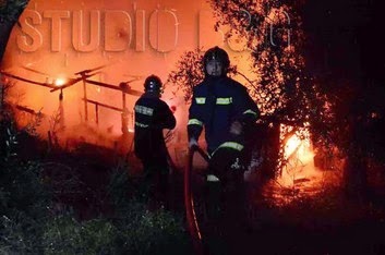 Ναύπλιο: Φωτιά σε παλιά οικία στους πρόποδες του Παλαμηδίου - Φωτογραφία 1