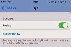 Dye: Cydia tweak new free