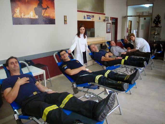 Αιμοδοσία συλλόγου εθελοντών πυροσβεστών των Π.Υ Νομού Λάρισας - Φωτογραφία 3
