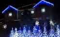 Χριστουγεννιάτικο show με φωτάκια στους ρυθμούς του Let It Go [Video]