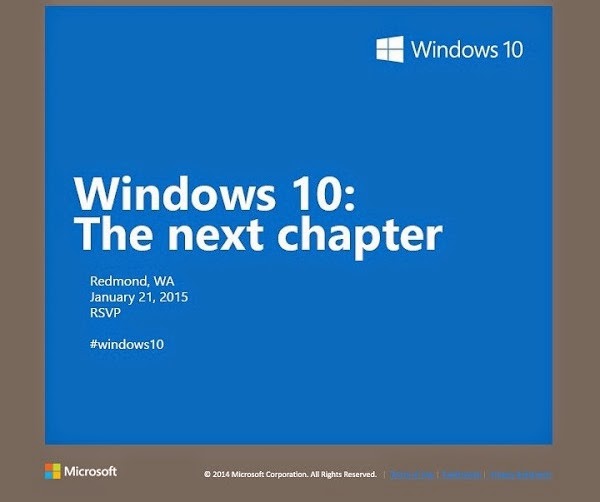 Περισσότερες πληροφορίες για τα Windows 10 στις 21 Ιανουαρίου - Φωτογραφία 1