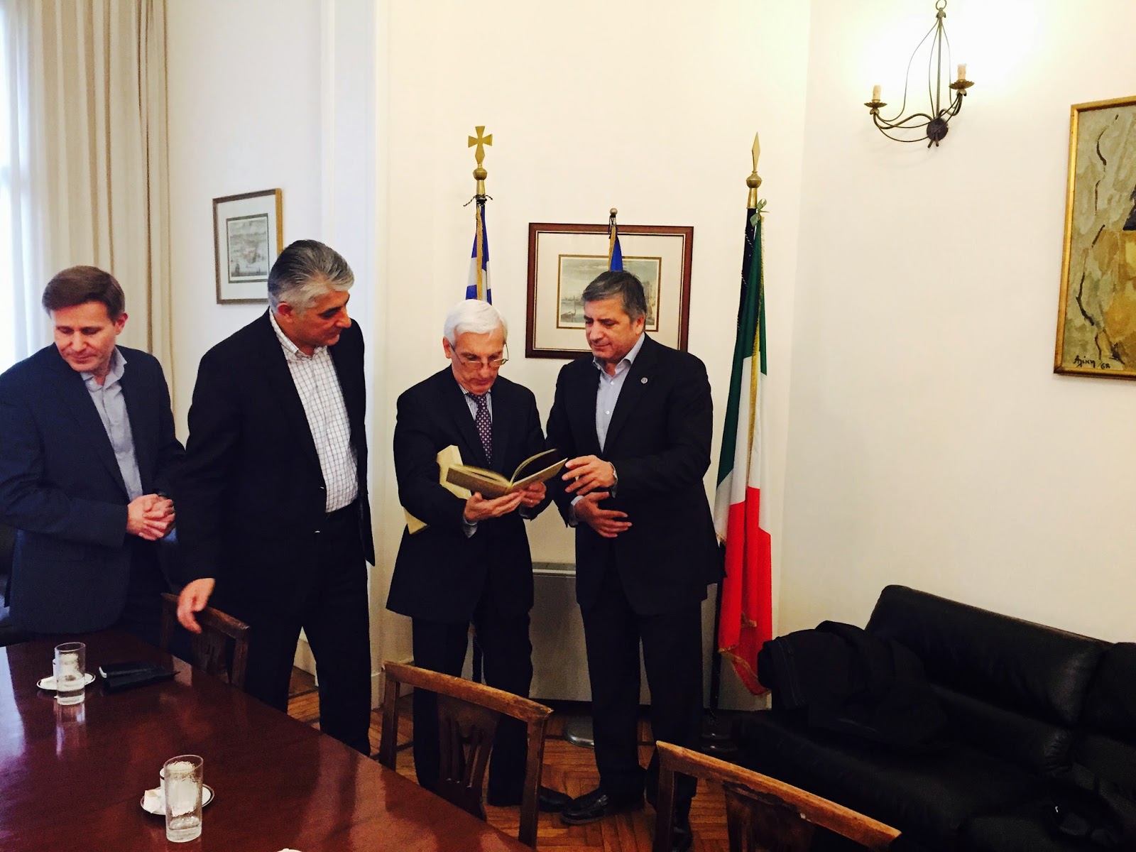 Γ.Πατούλης: Συνάντηση στην Ρώμη με τον Πρέσβη της Ελλάδας Θεμιστοκλή Δεμίρη - Φωτογραφία 4