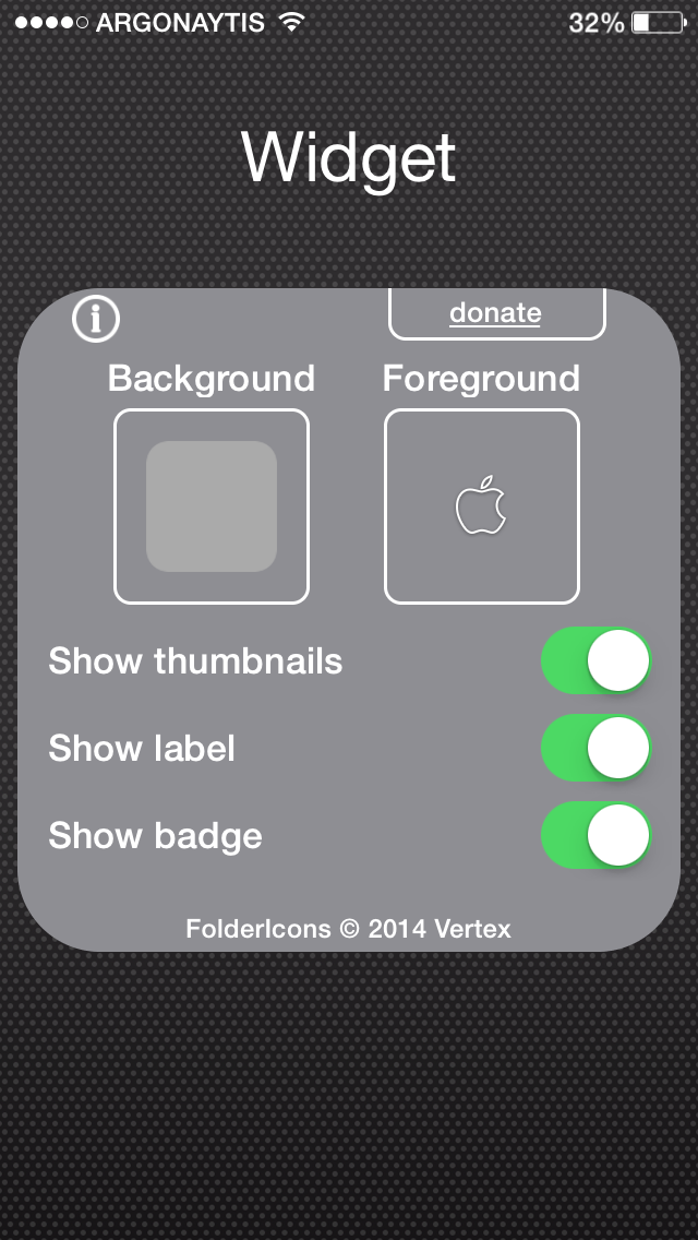 FolderIcons (iOS 8): Cydia tweak new free - Φωτογραφία 2