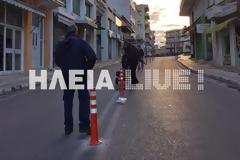 Πύργος: Τέλος το διπλοπαρκάρισμα στην κορυφή της Πατρών – Μπήκαν κολωνάκια