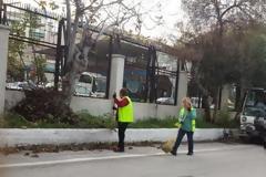 Πάτρα: Επιχείρηση καθαρισμού τμήματος της λιμενικής ζώνης από τον Δήμο