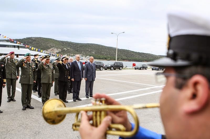 Παρουσία ΥΕΘΑ Νίκου Δένδια στην τελετή ονοματοδοσίας - εντάξεως «Κύκνος 1» στο ΠΝ - Φωτογραφία 11