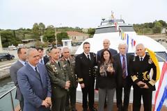 Παρουσία ΥΕΘΑ Νίκου Δένδια στην τελετή ονοματοδοσίας - εντάξεως «Κύκνος 1» στο ΠΝ