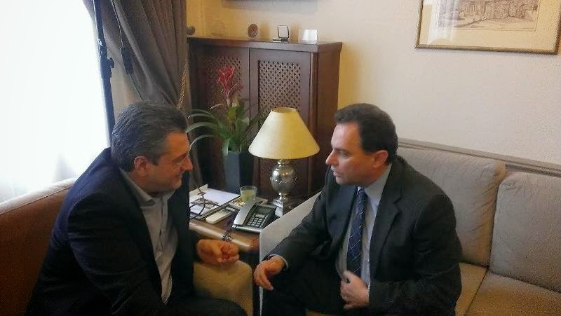 Συνάντηση του περιφερειάρχη κ .Μακεδονίας Απ. Τζιτζικώστα με τον υφυπουργό παιδείας Γ. Γεωργαντά - Φωτογραφία 2