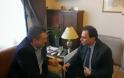 Συνάντηση του περιφερειάρχη κ .Μακεδονίας Απ. Τζιτζικώστα με τον υφυπουργό παιδείας Γ. Γεωργαντά - Φωτογραφία 2