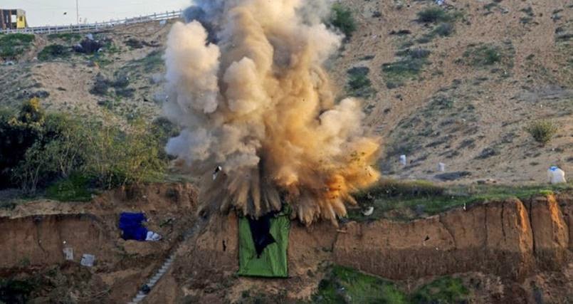 Το Ισραήλ βομβάρδισε τη Γάζα, πρώτη φορά μετά τον Αύγουστο - Φωτογραφία 1