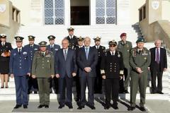 Η μεικτή μπάντα των Ενόπλων Δυνάμεων έψαλλε τα Χριστουγεννιάτικα κάλαντα στην πολιτική & στρατιωτική ηγεσία του ΥΠΕΘΑ
