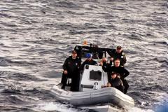 Ολοκλήρωση επισκέψεως εν πλω στη Φ/Γ «ΝΑΒΑΡΙΝΟ» από τον ΥΕΘΑ Νίκο Δένδια και την Ηγεσία του ΠΝ