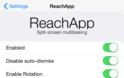 ReachApp: Cydia tweak new free (demo)....δουλέψτε ταυτόχρονα σε δυο παράθυρα σε όλα τα iphone