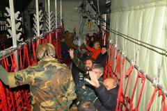 Επιχείρηση αερομεταφοράς επιβαινόντων στο Norman Atlantic με C-130 της Π.Α.