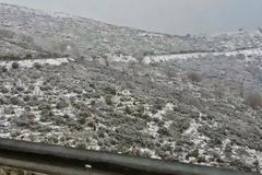 Χιόνι στα ορεινά της Ηλείας!