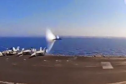 ΑΠΙΣΤΕΥΤΟ βίντεο: Μαχητικό αεροπλάνο σπάει το φράγμα του ήχου [video] - Φωτογραφία 1