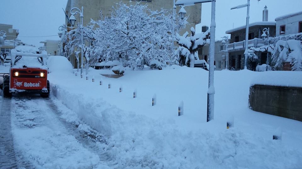 Στους 30 πόντους το χιόνι στ’ Ανώγεια – Στα… λευκά ο Ψηλορείτης [video + photos] - Φωτογραφία 10